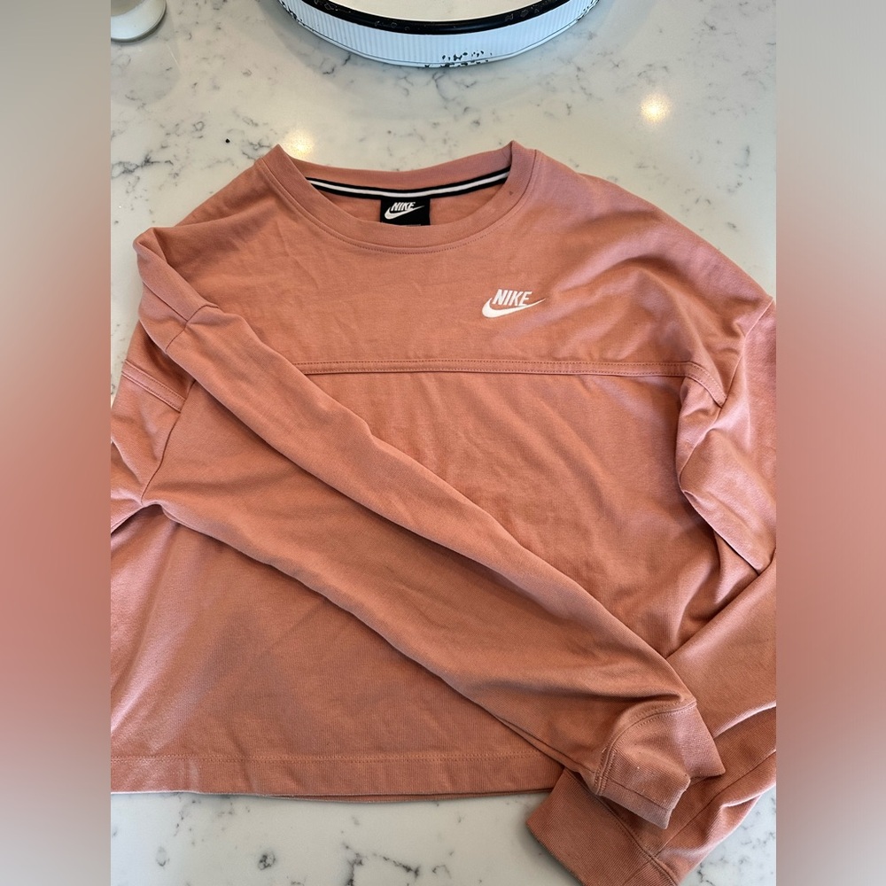 Nike long sleeve crop top